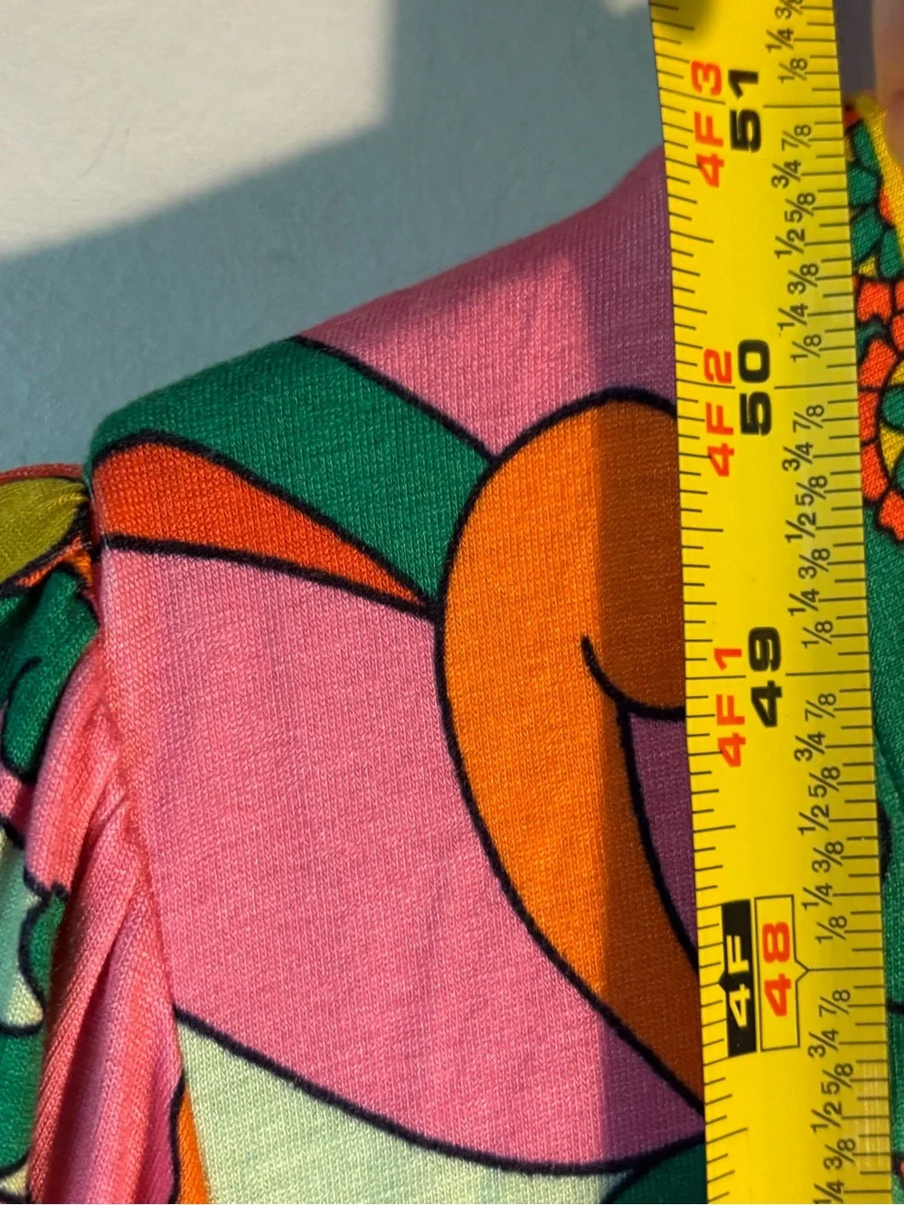 Boden Maya Pink Kimono Jersey Maxi Dress Maximalist Tropical Colorful 12R Resort